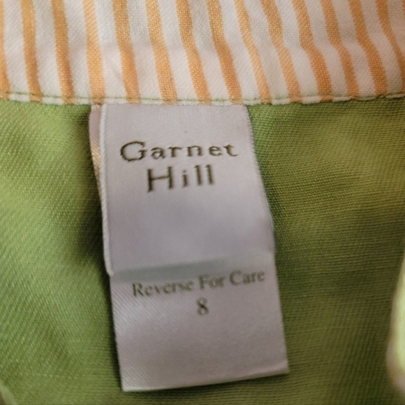 Garnet Hill Green Long-Sleeve Jacket - Size 8 - Picture 6 of 6